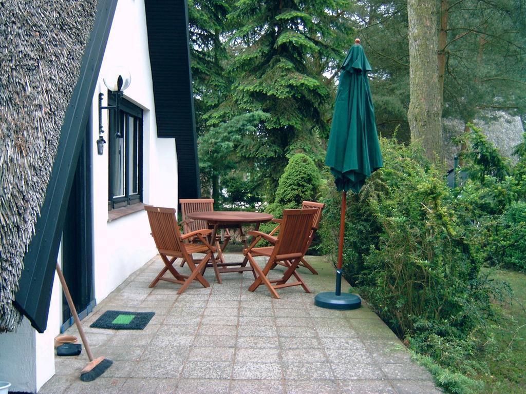 Reetdach-Ferienhaus In Quilitz Rankwitz Kültér fotó